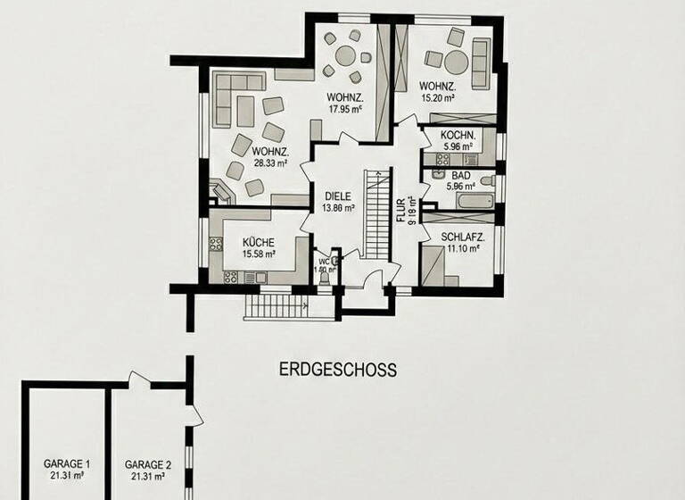 Einfamilienhaus zum Kauf provisionsfrei 309.000 € 7 Zimmer 250 m² 885 m² Grundstück Mörsen Twistringen 27239