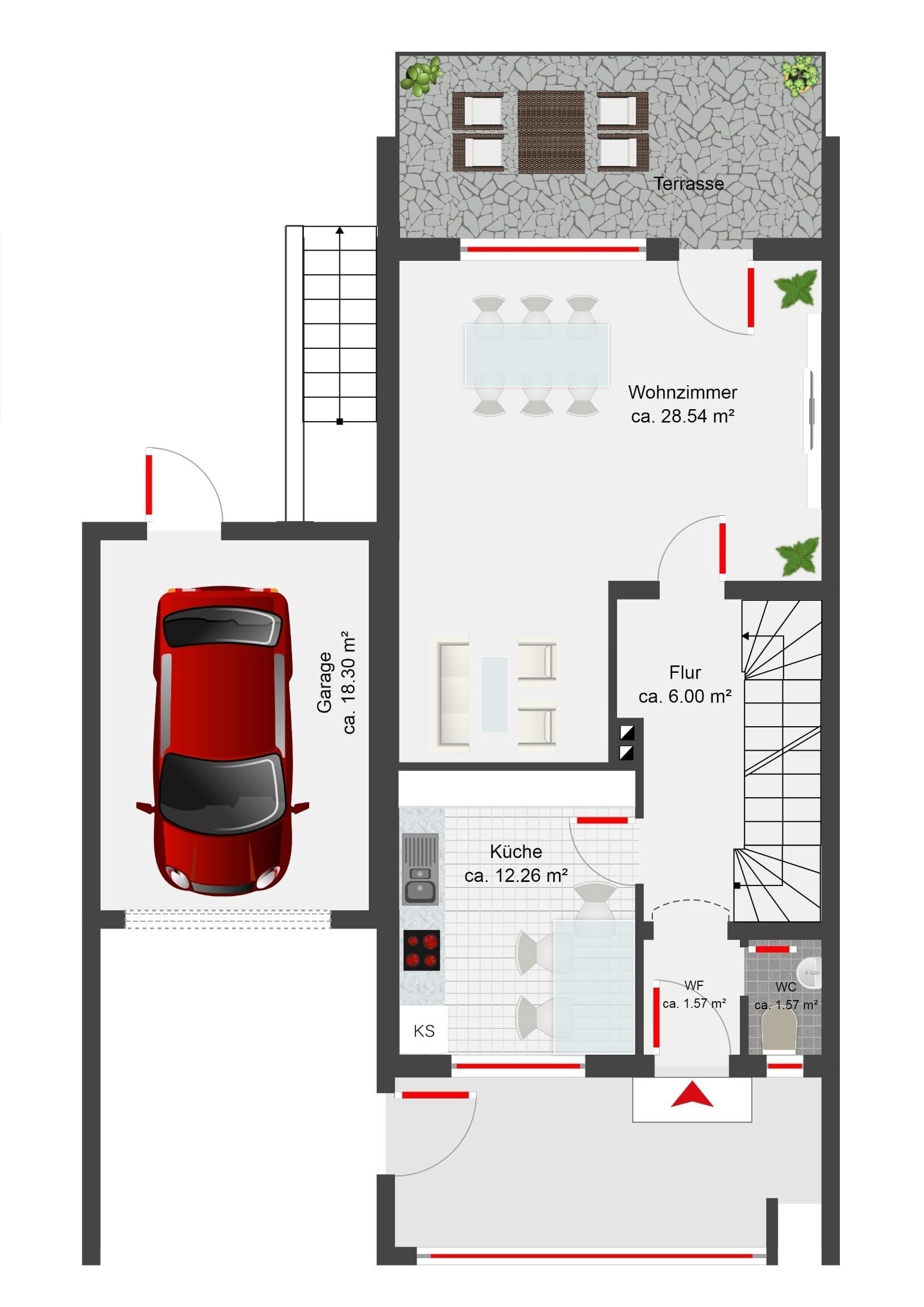 Doppelhaushälfte zur Miete 2.800 € 5 Zimmer 130 m²<br/>Wohnfläche 420 m²<br/>Grundstück Gartenstadt Trudering München 81825