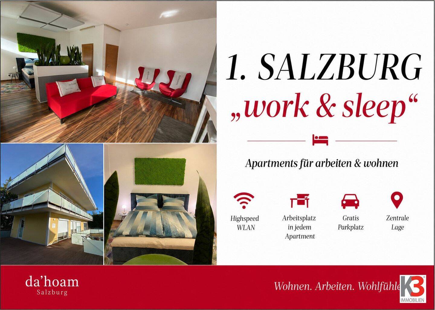 2-bed apartment, 80 m²