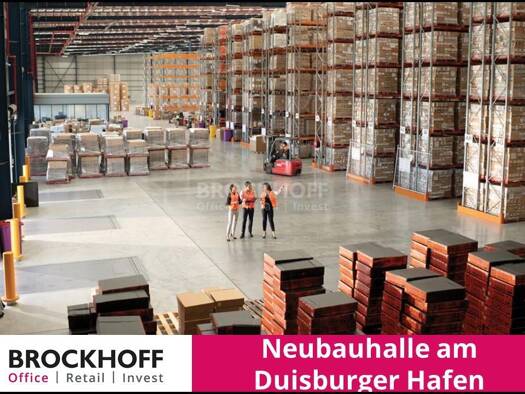 Halle/Industriefläche zur Miete - Erstbezug 7.900 m² Lagerfläche teilbar ab 7.900 m² Kaßlerfeld Duisburg 47059