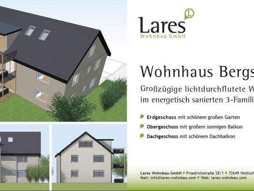 Terrassenwohnung zum Kauf provisionsfrei 510.500 € 4,5 Zimmer 114 m² frei ab sofort Wolfschlugen 72649