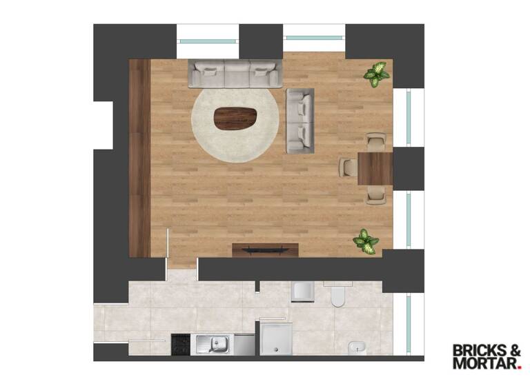 Studio zum Kauf 169.000 € 1 Zimmer 54 m² EG Niederraunau Krumbach / Niederraunau 86381