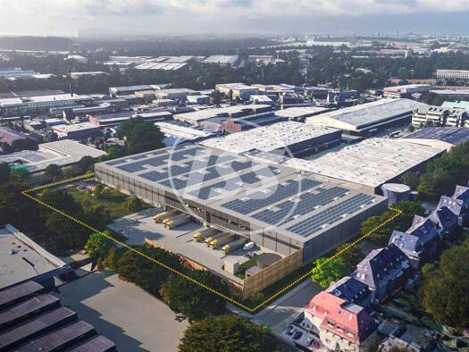 Lagerhalle zur Miete provisionsfrei 9,50 € 5.863 m² Lagerfläche Kappeler Straße Reisholz Düsseldorf 40599