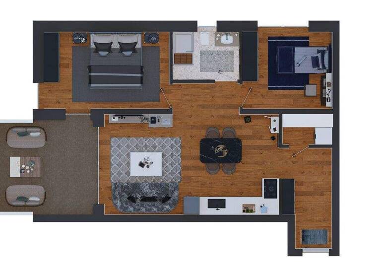 Wohnung zum Kauf - Erstbezug provisionsfrei 369.500 € 3 Zimmer 77,9 m² Stadtmitte Offenburg / Bühl 77652