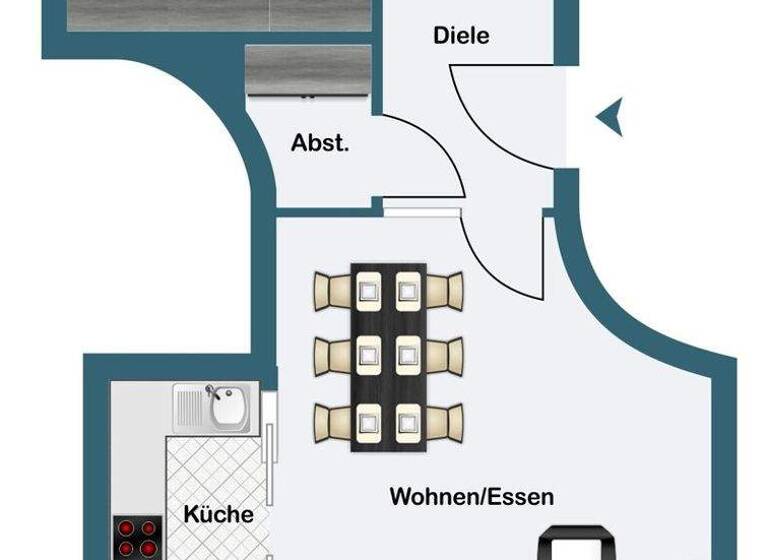 Wohnung zur Miete 780 € 2 Zimmer 54,5 m² Ingolstadt 85057