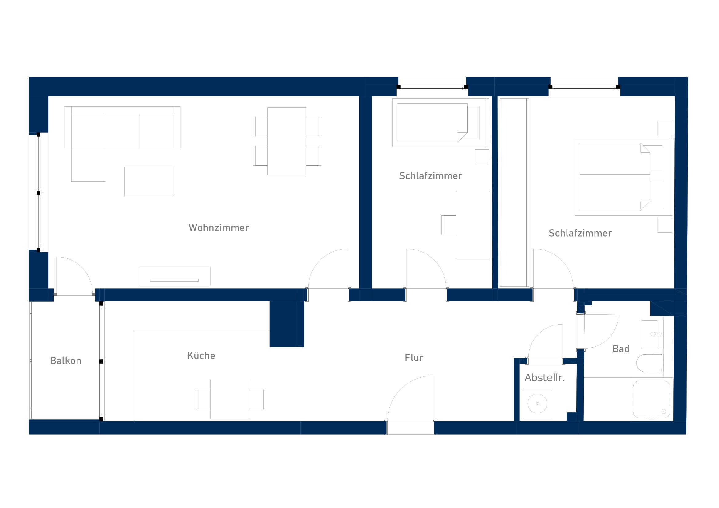 Wohnung zur Miete 1.384 € 3 Zimmer 80 m²<br/>Wohnfläche EG<br/>Geschoss Harksheide Norderstedt 22844