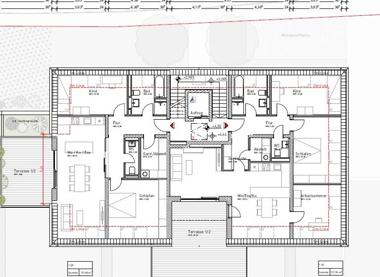 Penthouse zum Kauf provisionsfrei 689.000 € 3 Zimmer 92,4 m² Kareth Lappersdorf 93138