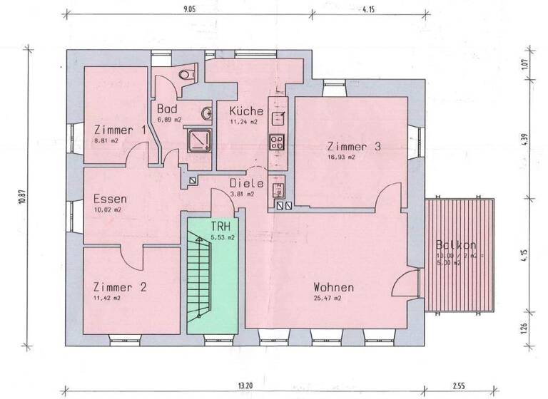 Wohnung zum Kauf 259.000 € 5 Zimmer 100,4 m² 1. Geschoss frei ab sofort Rielasingen Rielasingen-Worblingen 78239