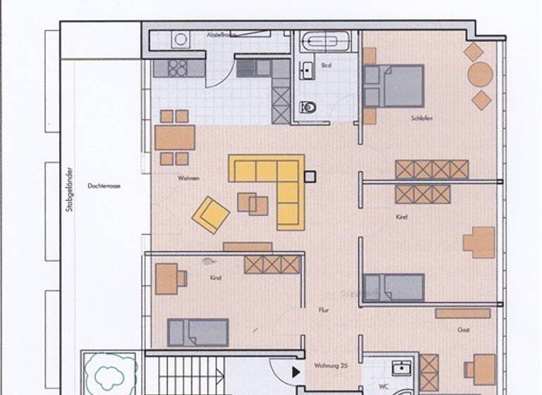 Wohnung zur Miete Wohnen auf Zeit 2.790 € 5 Zimmer 138 m²<br/>Wohnfläche 01.06.2025<br/>Verfügbarkeit Luisenstrasse Wiesbaden Wiesbaden 65185