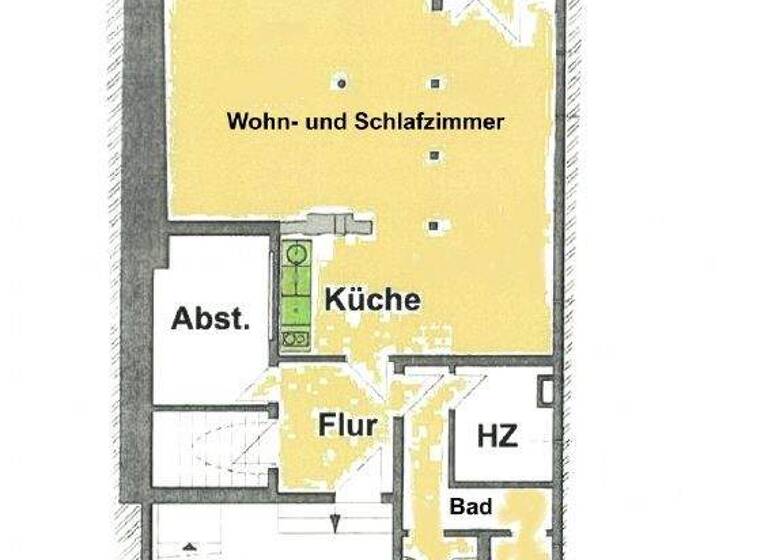 Studio zur Miete 420 € 1 Zimmer 70 m² An der Mauer 7 Römhild 98630