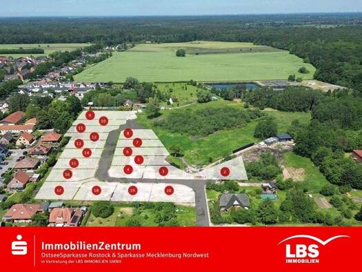 Grundstück zum Kauf 198.720 € 828 m² Grundstück Sanitz 18190