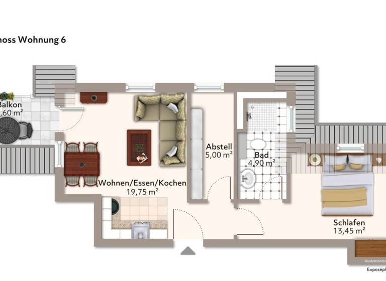 Wohnung zum Kauf provisionsfrei 311.250 € 2 Zimmer 45,1 m² 2. Geschoss Schulstraße 62 Zingst 18374