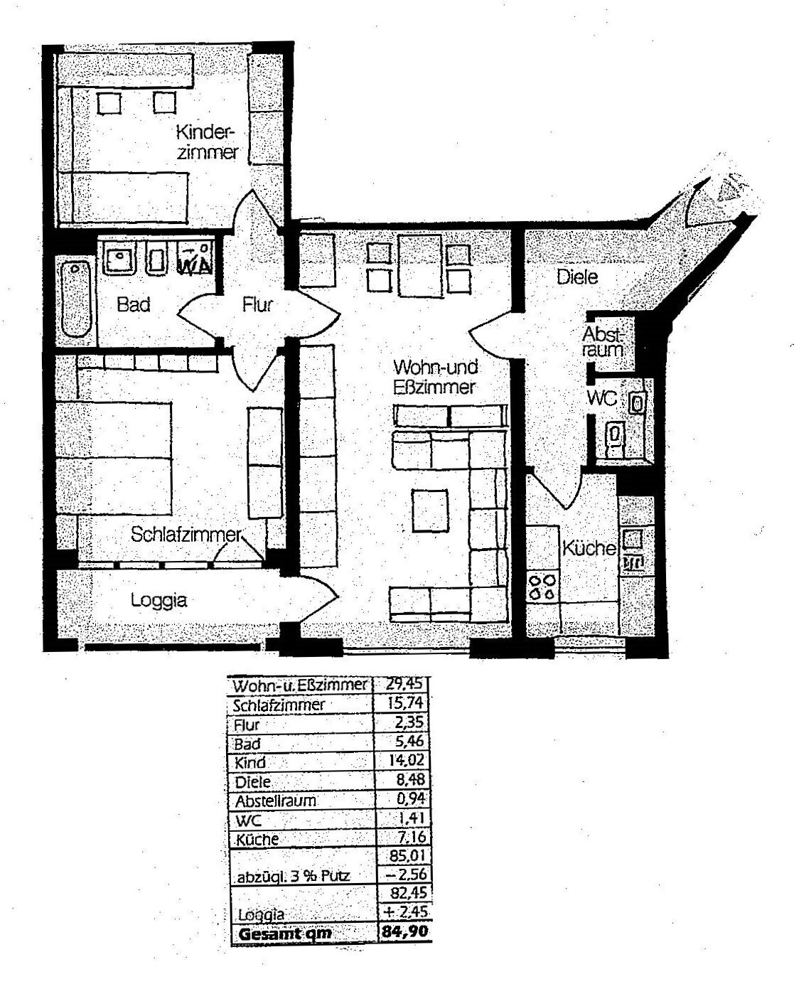 Studio zur Miete 1.200 € 3 Zimmer 85 m²<br/>Wohnfläche ab sofort<br/>Verfügbarkeit Pestalozzistr. 14 Eberhardshof Nürnberg 90429