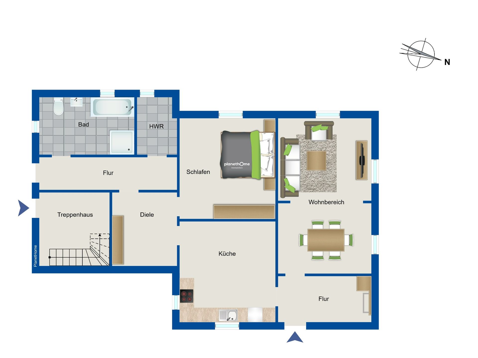 Einfamilienhaus zum Kauf 259.000 € 5 Zimmer 150 m²<br/>Wohnfläche 981 m²<br/>Grundstück Schortens Schortens 26419