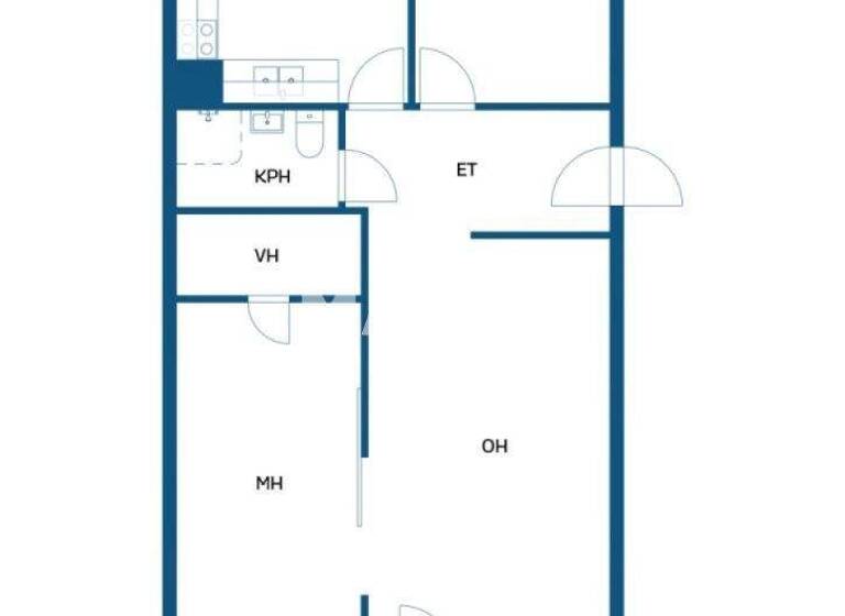 Studio zum Kauf 79.000 € 3 Zimmer 69 m² 2. Geschoss Torikatu 5 Riihimäki 11100