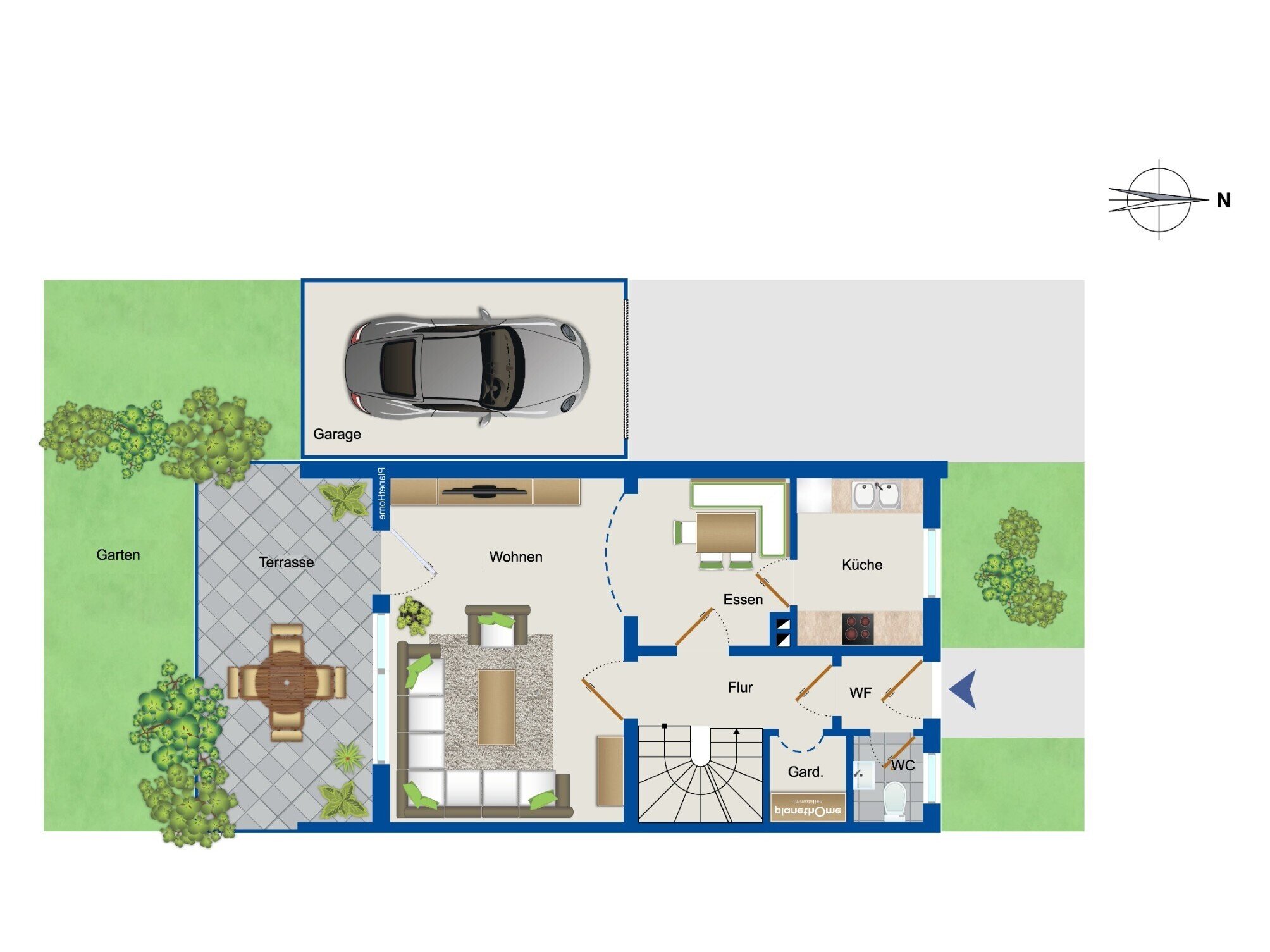 Doppelhaushälfte zum Kauf 368.000 € 5 Zimmer 128,4 m²<br/>Wohnfläche 385 m²<br/>Grundstück Heining Passau 94036