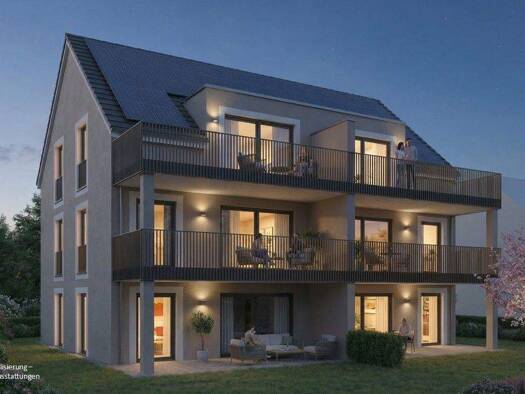 Terrassenwohnung zum Kauf - Erstbezug provisionsfrei 584.900 € 3 Zimmer 75 m² 2 Geschosse Denzenberg Tübingen 72074