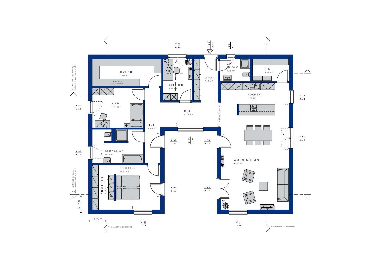 Einfamilienhaus zum Kauf 1.268.450 € 4 Zimmer 161 m²<br/>Wohnfläche 600 m²<br/>Grundstück Fuhlsbüttel Hamburg 22339