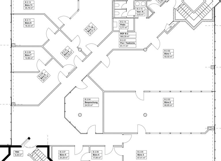 Bürofläche zur Miete 9,90 € 1.193 m² Bürofläche Tennenlohe Erlangen / Tennenlohe 91058