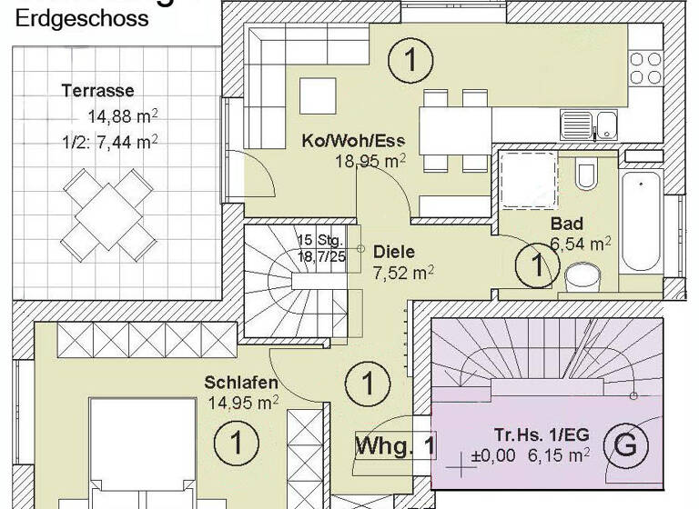 Wohnung zum Kauf provisionsfrei 499.500 € 4 Zimmer 105,1 m² Zuchering Ingolstadt / Zuchering 85051