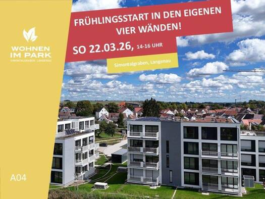 Wohnung zum Kauf - Neubau provisionsfrei 478.900 € 3 Zimmer 92,1 m² Am Simontalgraben 23 Langenau 89129