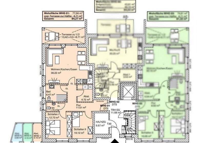 Wohnung zum Kauf provisionsfrei 339.000 € 3 Zimmer 84,3 m² EG Wildeshausen 27793