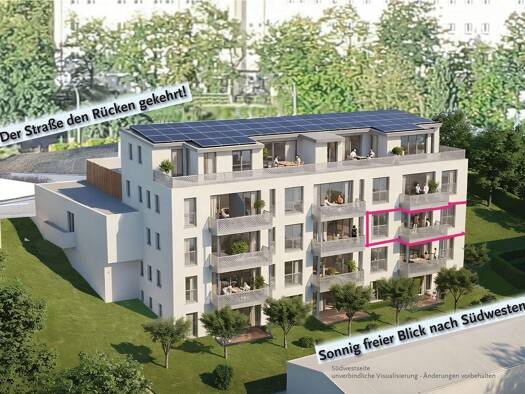 Wohnung zum Kauf - Neubau provisionsfrei 359.950 € 2 Zimmer 56,3 m² 2. Geschoss frei ab 31.12.2028 Achdorf Landshut 84036