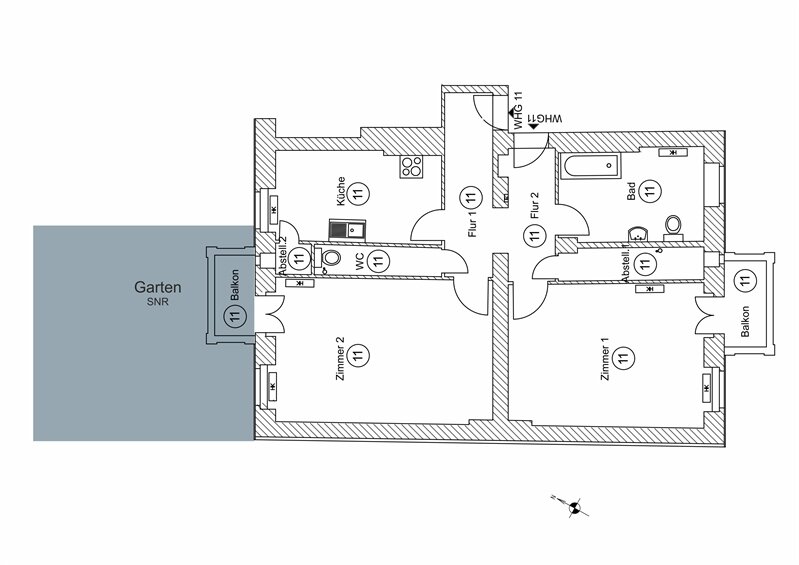 Wohnung zum Kauf 298.000 € 2 Zimmer 82,9 m²<br/>Wohnfläche Stephanstr. 31 Steglitz Berlin 12167