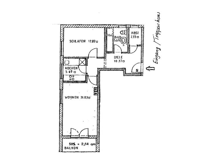 Wohnung zur Miete 700 € 2 Zimmer 61 m²<br/>Wohnfläche 1/1<br/>Geschoss Ingolstadt Ingolstadt 85055