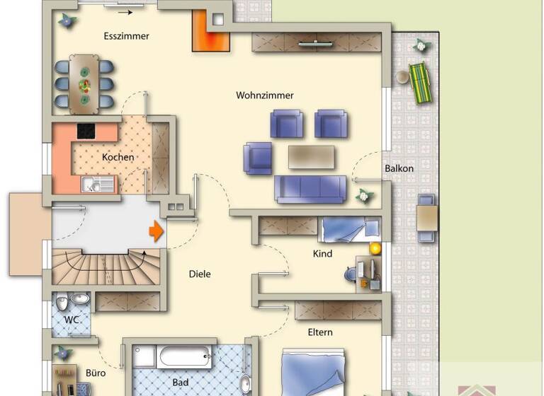 Wohnung zur Miete 1.200 € 4 Zimmer 122 m² Biekhofen Attendorn 57439