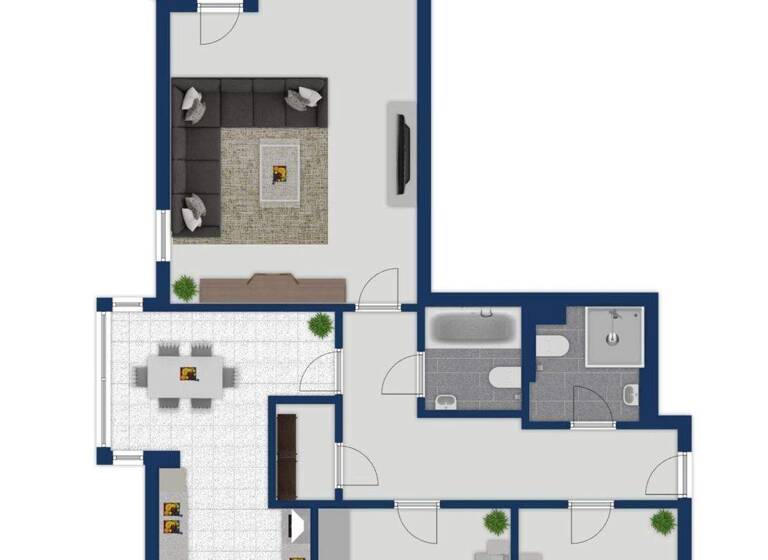 Wohnung zum Kauf 330.000 € 3 Zimmer 87,9 m² 1. Geschoss Flittarder Hauptstr. 100 Flittard Köln 51061