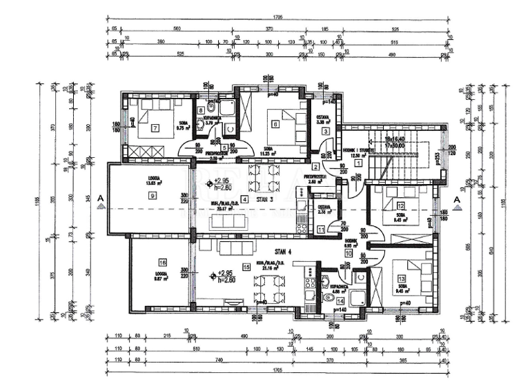 Wohnung zum Kauf 237.000 € 3 Zimmer 1. Geschoss Novi Vinodolski 51250
