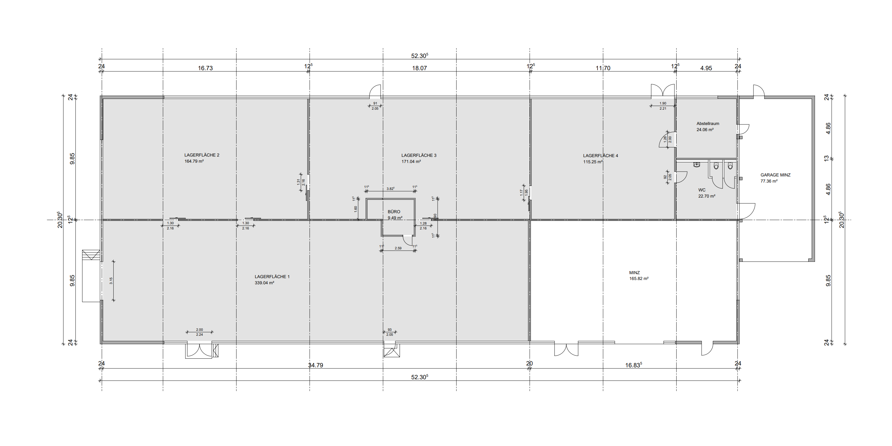 Lagerhalle zur Miete provisionsfrei 2.540 € 846 m²<br/>Lagerfläche Lindenholzhausen Limburg an der Lahn 65551