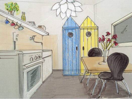 Wohnung zur Miete 312 € 3 Zimmer 62,9 m² 5. Geschoss Rühlower Str. 31 Ihlenfelder Vorstadt Neubrandenburg 17034