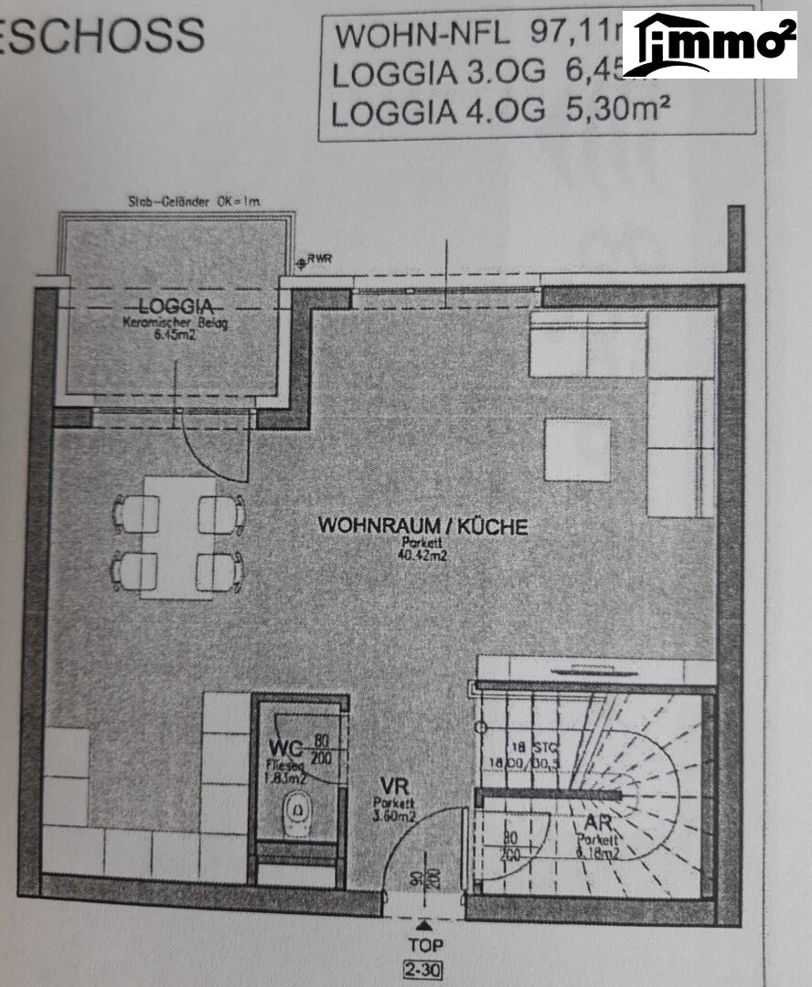 Maisonette zum Kauf 395.000 € 3 Zimmer 97 m²<br/>Wohnfläche 2.<br/>Geschoss Gratschach Villach 9523