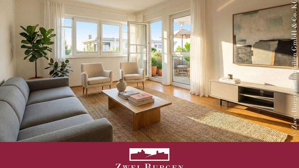 Wohnung zum Kauf provisionsfrei 390.000 € 2,5 Zimmer 85 m² 2. Geschoss Weinheim 69469