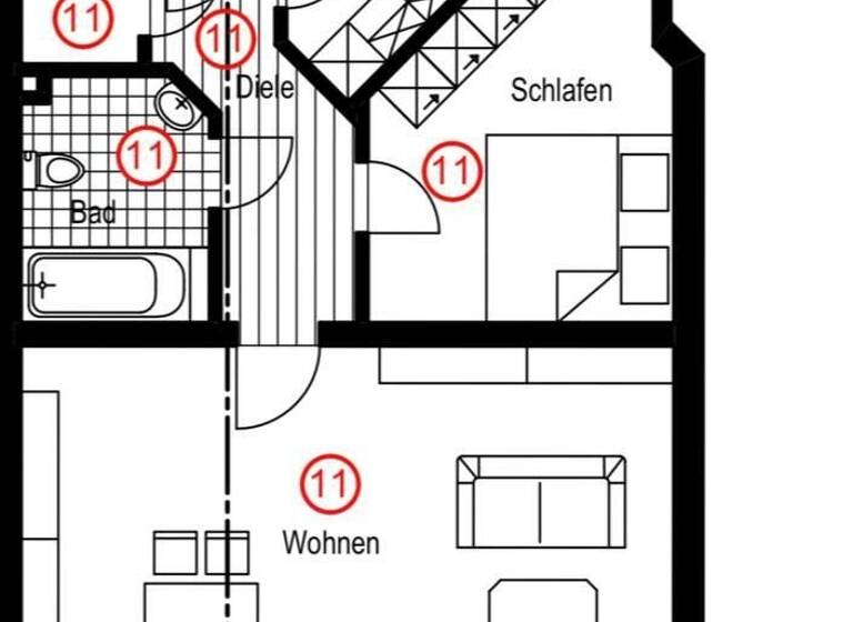 Wohnung zum Kauf 239.000 € 2 Zimmer 68 m²<br/>Wohnfläche 1.<br/>Geschoss Lülsdorf Niederkassel 53859