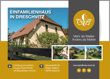 Einfamilienhaus zum Kauf 318.000 € 5 Zimmer 159 m² 1.062 m² Grundstück Dreschvitz Dreschvitz 18573