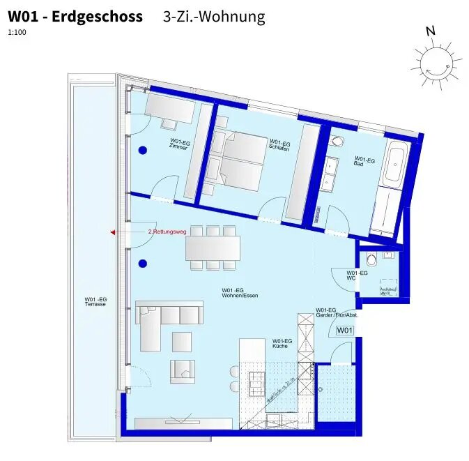 Wohnung zum Kauf provisionsfrei 138.000 € 3 Zimmer 111 m²<br/>Wohnfläche ab sofort<br/>Verfügbarkeit Archivstraße Engelberg Winterbach 73650