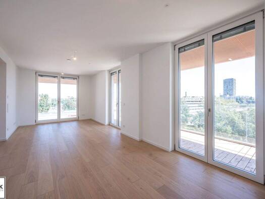 Wohnung zur Miete - Erstbezug 1.295 € 2 Zimmer 60,8 m² 7. Geschoss Wien 1020