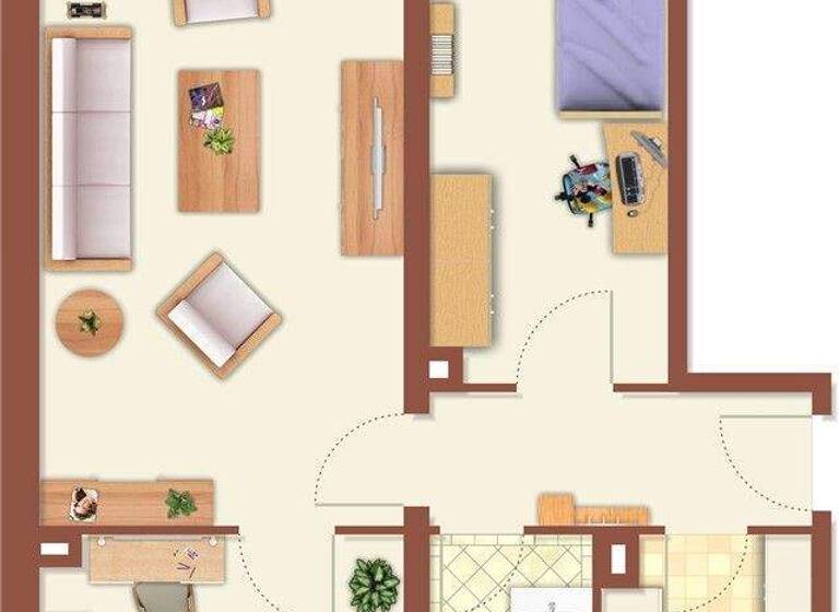 Wohnung zur Miete 508 € 3 Zimmer 59,8 m² 1. Geschoss frei ab sofort Dr.-Schwentner-Str. 44 Neustrelitz 17235