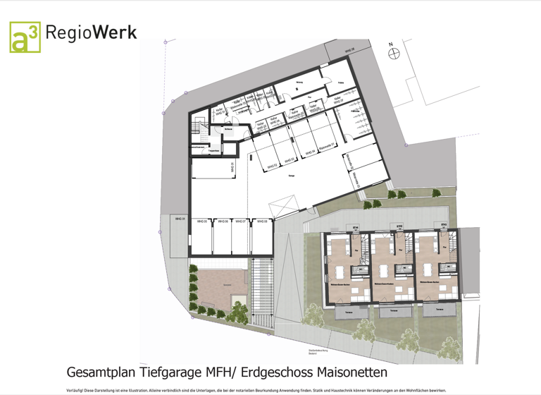 Wohnung zum Kauf - Erstbezug provisionsfrei 488.500 € 3 Zimmer 84,8 m² frei ab sofort Koppengasse 32 Binzen 79589