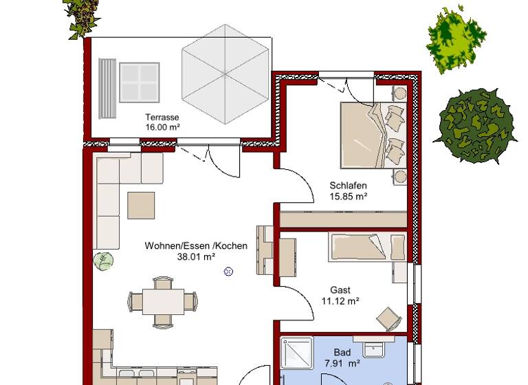 Terrassenwohnung zum Kauf provisionsfrei 279.000 € 3 Zimmer 94 m²<br/>Wohnfläche Martfeld Martfeld 27327