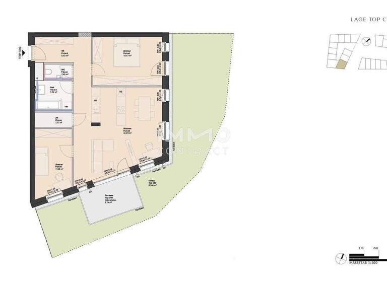 Wohnung zum Kauf - Erstbezug 336.000 € 3 Zimmer 78,6 m² Ufer Linz 4030