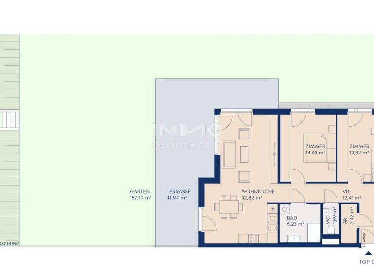Wohnung zum Kauf - Erstbezug provisionsfrei 579.000 € 3 Zimmer 83,3 m² 1. Geschoss Wien 1230