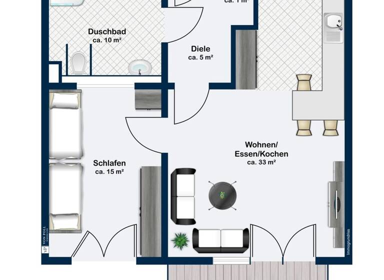 Wohnung zum Kauf - Erstbezug 380.000 € 2 Zimmer 67,6 m² 1. Geschoss Nieder-Saulheim Saulheim 55291