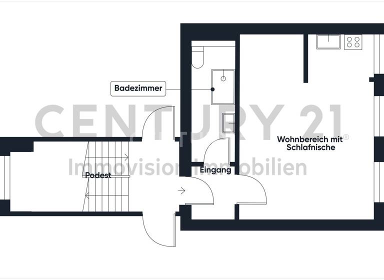 Wohnung zum Kauf 135.000 € 1 Zimmer 32 m²<br/>Wohnfläche 2.<br/>Geschoss Zoo Hannover 30175