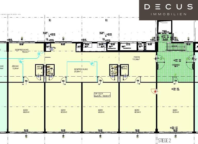 Büro zur Miete 9 € Wien 1220