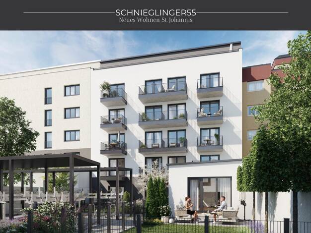 Wohnung zum Kauf - Neubau provisionsfrei 415.000 € 2 Zimmer 60,8 m² 5 Geschosse frei ab 01.12.2028 Schnieglinger Straße 55 St Johannis Nürnberg 90419