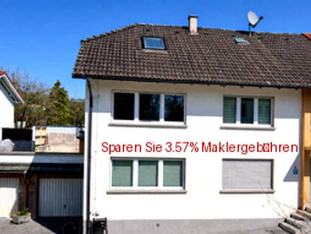 Doppelhaushälfte zum Kauf provisionsfrei 489.000 € 8 Zimmer 166 m² 367 m² Grundstück Schlesistrasse 5 Dettighofen 79802